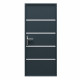 Eingangstür 96x218cm aus Aluminium Lisandre – anthrazitgrau – DIN links – X-METAL