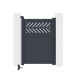 Gartentür aus Aluminium AXIS GROW 100x140cm – X-METAL