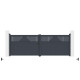 Flügeltor aus Aluminium AXIS TIME 400x140cm – X-METAL
