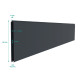 Flügeltor aus Aluminium AXIS TIME 400x140cm – X-METAL