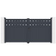 Flügeltor aus Aluminium AXIS FILM 300x158cm – X-METAL