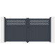 Flügeltor aus Aluminium AXIS GROW 300x158cm – X-METAL