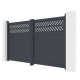 Flügeltor aus Aluminium AXIS GROW 300x158cm – X-METAL