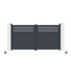 Flügeltor aus Aluminium AXIS GROW 300x158cm – X-METAL