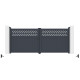 Flügeltor aus Aluminium AXIS GROW 340x140cm – X-METAL