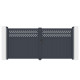 Flügeltor aus Aluminium AXIS GROW 340x158cm – X-METAL