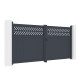 Flügeltor aus Aluminium AXIS GROW 340x158cm – X-METAL