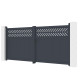 Flügeltor aus Aluminium AXIS GROW 340x158cm – X-METAL