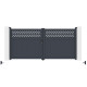 Flügeltor aus Aluminium AXIS GROW 340x158cm – X-METAL