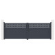 Flügeltor aus Aluminium AXIS GROW 400x140cm – X-METAL