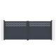 Flügeltor aus Aluminium AXIS GROW 400x158cm – X-METAL