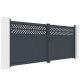 Flügeltor aus Aluminium AXIS GROW 400x158cm – X-METAL