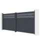 Flügeltor aus Aluminium AXIS GROW 400x158cm – X-METAL