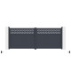 Flügeltor aus Aluminium AXIS GROW 400x158cm – X-METAL