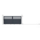 Schiebetor aus Aluminium AXIS VECTO 300x140cm – X-METAL
