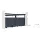 Schiebetor aus Aluminium AXIS VECTO 300x140cm – X-METAL