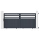 Schiebetor aus Aluminium AXIS VECTO 300x140cm – X-METAL