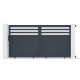 Schiebetor aus Aluminium AXIS VECTO 300x158cm – X-METAL