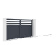 Schiebetor aus Aluminium AXIS VECTO 300x158cm – X-METAL