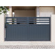 Schiebetor aus Aluminium AXIS VECTO 300x158cm – X-METAL