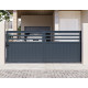Schiebetor aus Aluminium AXIS VECTO 340x140cm – X-METAL