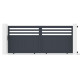 Schiebetor aus Aluminium AXIS VECTO 340x140cm – X-METAL