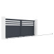Schiebetor aus Aluminium AXIS VECTO 340x140cm – X-METAL