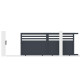Schiebetor aus Aluminium AXIS VECTO 340x140cm – X-METAL