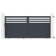Schiebetor aus Aluminium AXIS VECTO 340x158cm - X-METAL