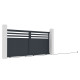 Schiebetor aus Aluminium AXIS VECTO 340x158cm - X-METAL