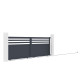Schiebetor aus Aluminium AXIS VECTO 400x140cm - X-METAL