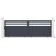 Schiebetor aus Aluminium AXIS VECTO 400x140cm - X-METAL