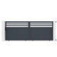 Schiebetor aus Aluminium AXIS VECTO 400x158cm - X-METAL