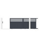 Schiebetor aus Aluminium AXIS VECTO 400x158cm - X-METAL