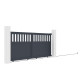 Schiebetor aus Aluminium AXIS ALTO 300x140cm – X-METAL