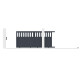 Schiebetor aus Aluminium AXIS ALTO 300x140cm – X-METAL