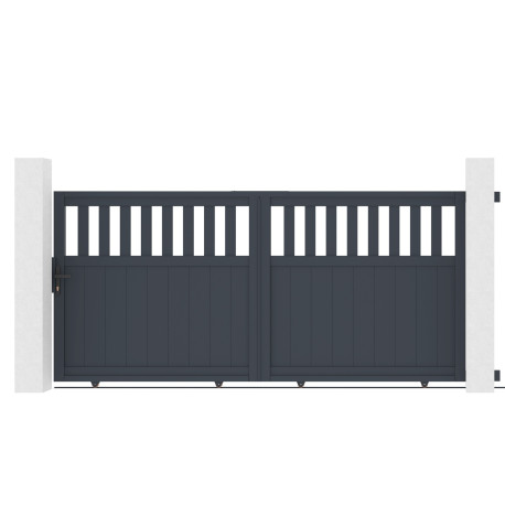 Schiebetor aus Aluminium AXIS ALTO 300x140cm – X-METAL