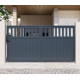 Schiebetor aus Aluminium AXIS ALTO 300x158cm – X-METAL
