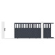 Schiebetor aus Aluminium AXIS ALTO 340x140cm – X-METAL