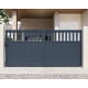 Schiebetor aus Aluminium AXIS ALTO 340x158cm - X-METAL