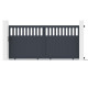 Schiebetor aus Aluminium AXIS ALTO 340x158cm - X-METAL