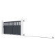 Schiebetor aus Aluminium AXIS ALTO 340x158cm - X-METAL