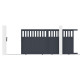 Schiebetor aus Aluminium AXIS ALTO 340x158cm - X-METAL