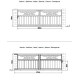 Schiebetor aus Aluminium AXIS ALTO 400x140cm - X-METAL