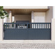Schiebetor aus Aluminium AXIS ALTO 400x140cm - X-METAL
