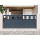 Schiebetor aus Aluminium AXIS ALTO 400x158cm - X-METAL