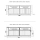Schiebetor aus Aluminium AXIS ALTO 400x158cm - X-METAL