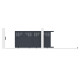 Schiebetor aus Aluminium AXIS TIME 300x140cm – X-METAL