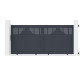 Schiebetor aus Aluminium AXIS TIME 300x140cm – X-METAL