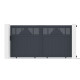 Schiebetor aus Aluminium AXIS TIME 300x158cm – X-METAL